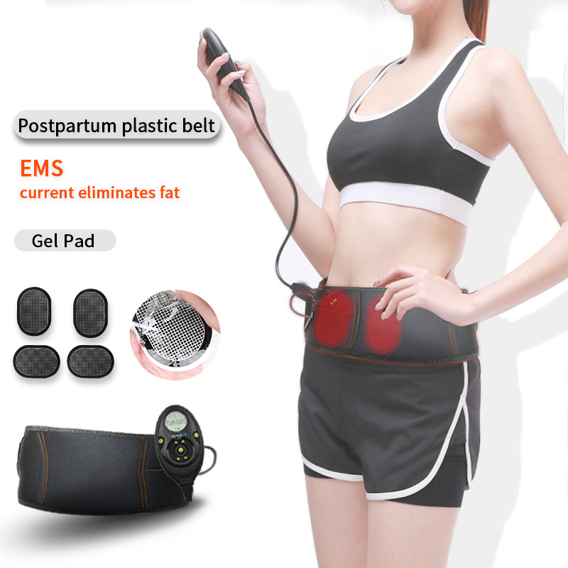 Home Gym Portable - เครื่องกระตุ้นกล้ามเนื้อแบบพกพา EMS แผ่นฝึกกล้ามเนื้อหน้าท้อง อุปกรณ์กระชับสัดส่วนหน้าท้อง อุปกรณ์ออกกำลังกายที่บ้าน