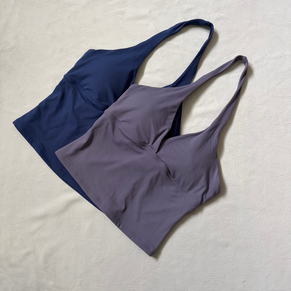 เสื้อกั๊กคอวีแบบคล้องคอพร้อมแผ - Home Gym Yoga บทวิจารณ์และราคา