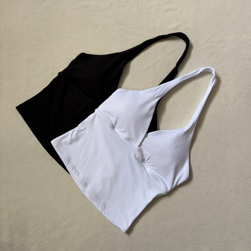 เสื้อกั๊กคอวีแบบคล้องคอพร้อมแผ - Home Gym Yoga บทวิจารณ์และราคา
