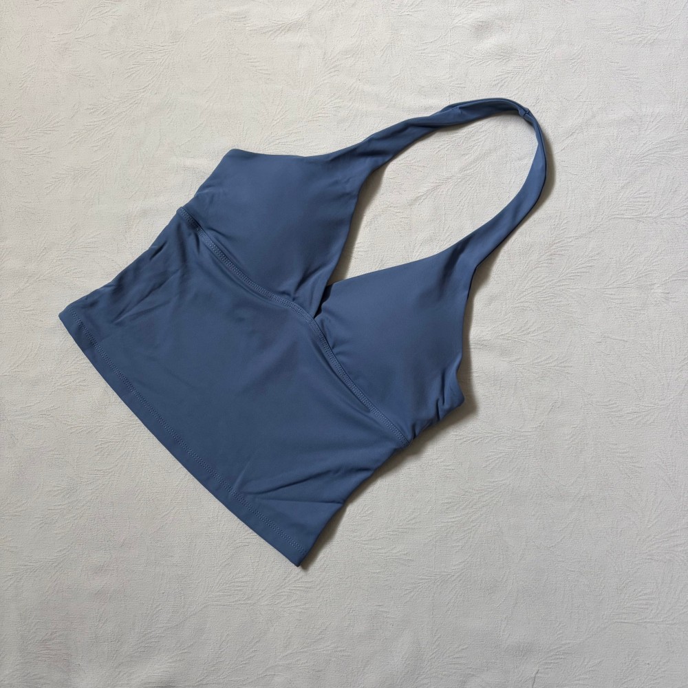 เสื้อกั๊กคอวีแบบคล้องคอพร้อมแผ - Home Gym Yoga บทวิจารณ์และราคา