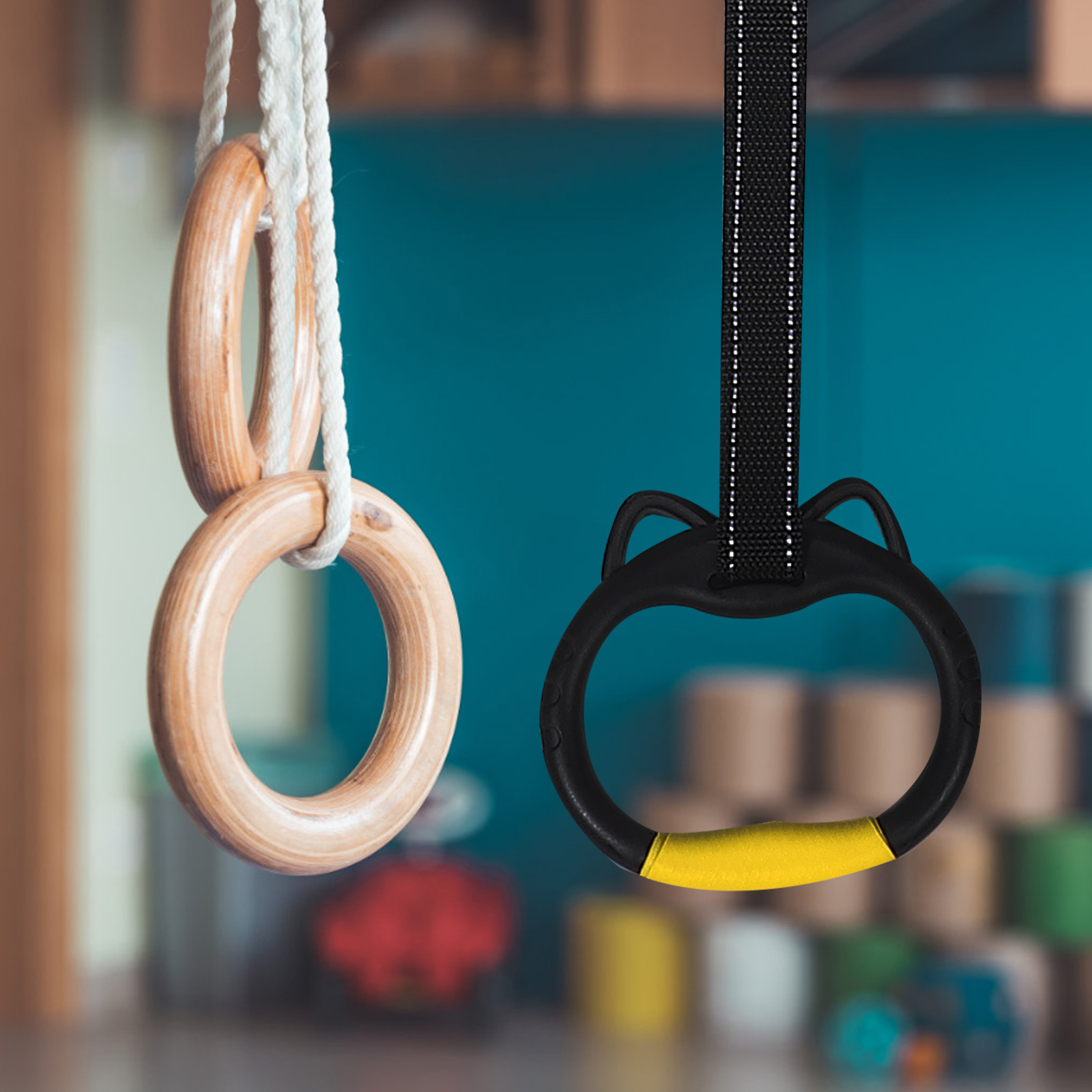 ชุดห่วงยิมนาสติก 1 ชุด สำหรับฝ - Home Gym Equipment Set บทวิจารณ์และราคา