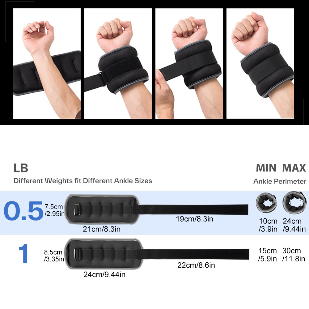 แผ่นถ่วงน้ำหนักข้อเท้าและข้อมื - Home Gym Routine บทวิจารณ์และราคา