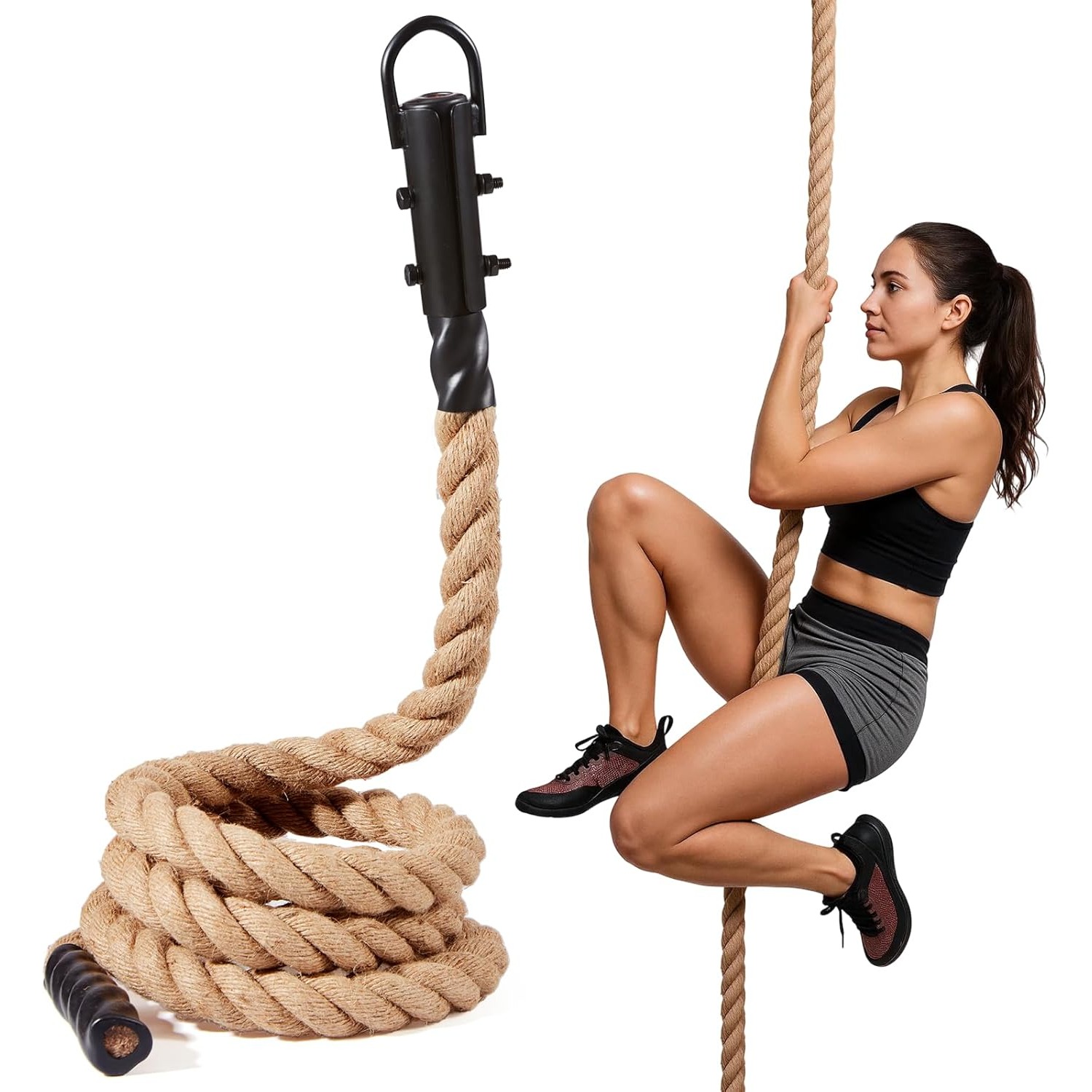 เชือกออกกำลังกายแบบหนา 3.7 ซม. - Home Gym Routine บทวิจารณ์และราคา