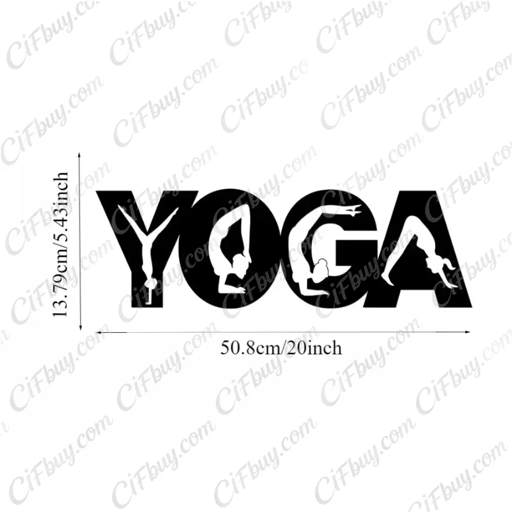 CIFBUY ประติมากรรมโลหะติดผนังร - Home Gym Yoga บทวิจารณ์และราคา