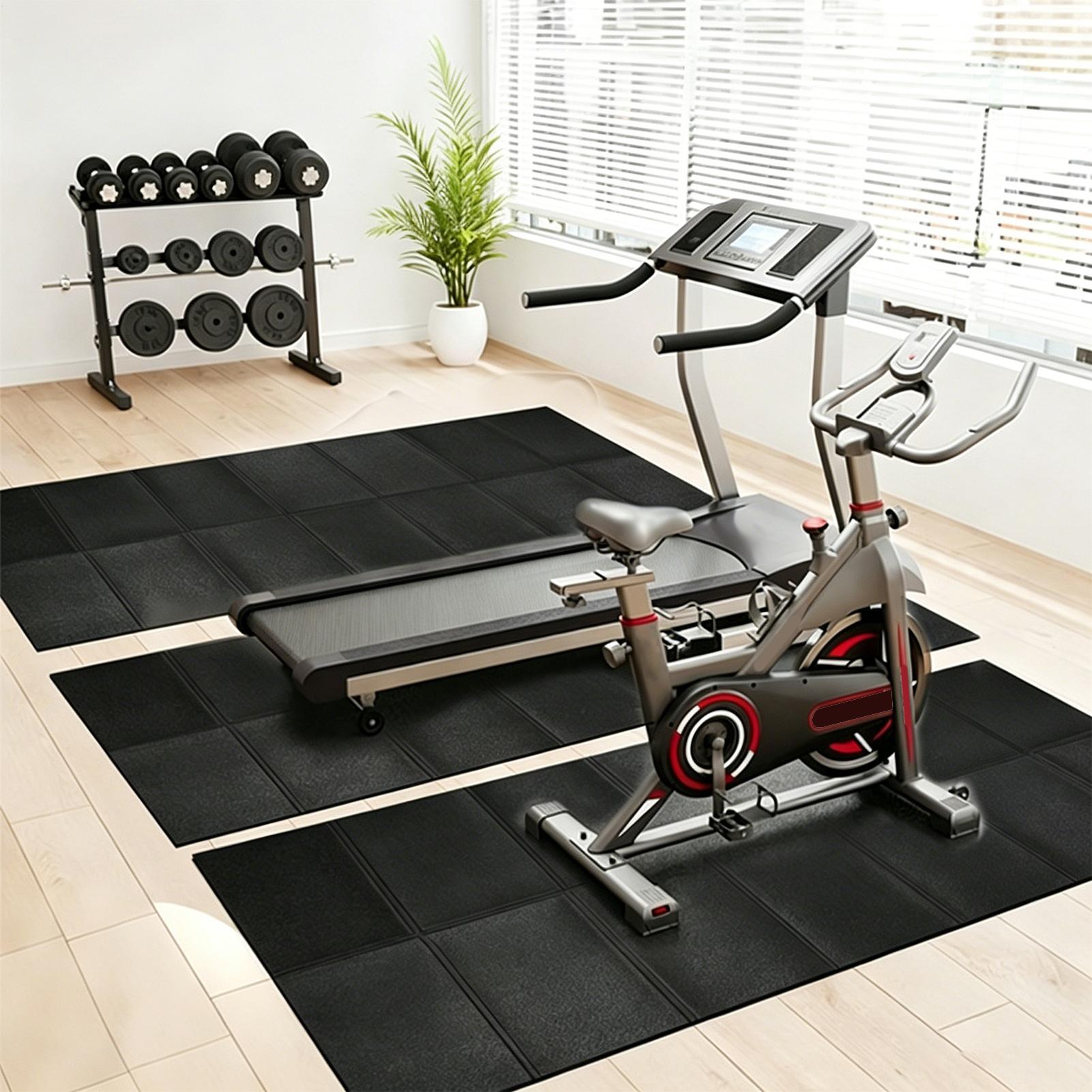 แผ่นรองลู่วิ่งไฟฟ้าแบบหนา กันน - Home Gym Yoga บทวิจารณ์และราคา