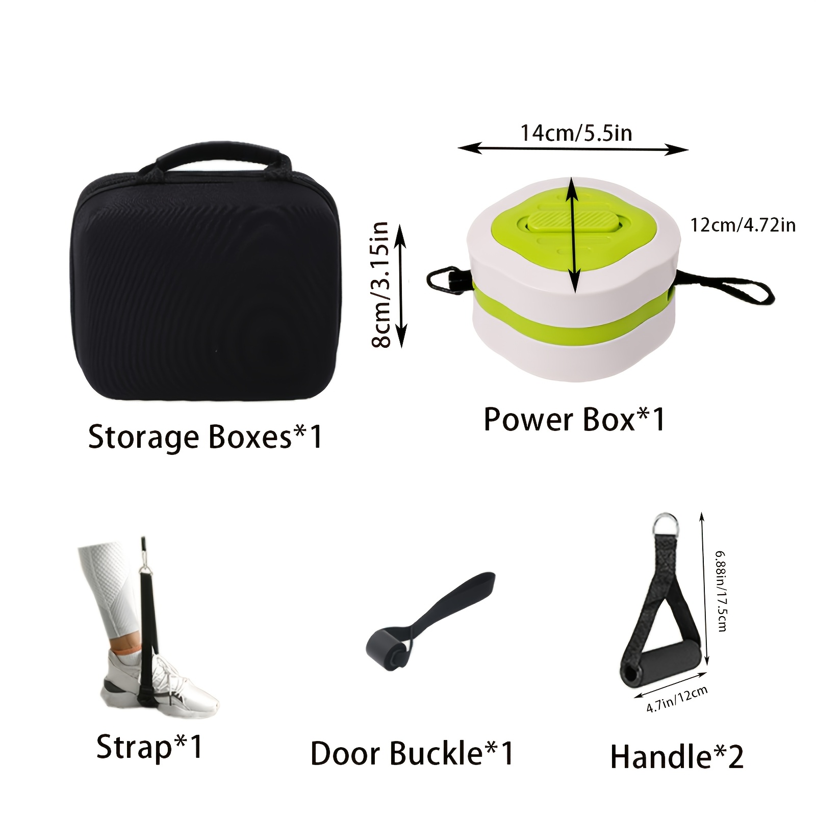 ชุดอุปกรณ์ออกกำลังกายแบบพกพาพร - Home Gym Equipment Set บทวิจารณ์และราคา