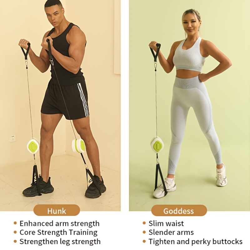 ชุดอุปกรณ์ออกกำลังกายแบบพกพาพร - Home Gym Equipment Set บทวิจารณ์และราคา